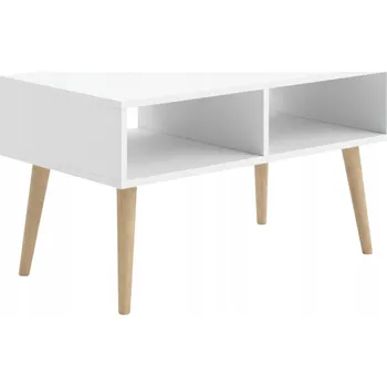 Konferenční stolek Konferenční stolek Kobi obdélníkový 90 x 50 x 55 cm bílý