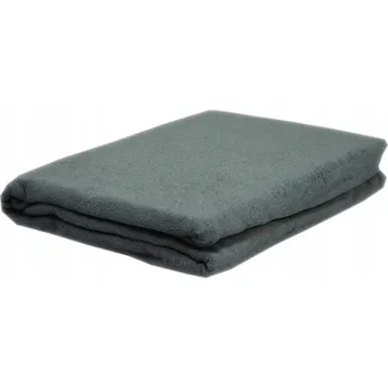 Prostěradlo Froté prostěradlo bez gumy, rozměr 180x200 cm, šedé KOBI