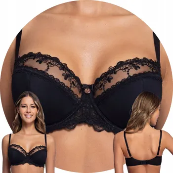 Podprsenka Ava podprsenka polovyztužená černá velikost 75J