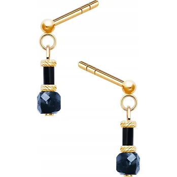 Náušnice Náušnice s přírodními kameny, stříbro spinel|achát