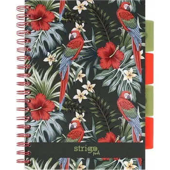 Sešit Sešit B5 s linkami Strigo, 100 listů