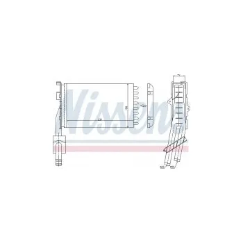 Chladič motoru Výměník tepla NISSENS 73352