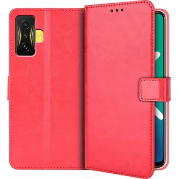 Pouzdro na mobilní telefon Flipové pouzdro pro Xiaomi Poco F4 GT červené