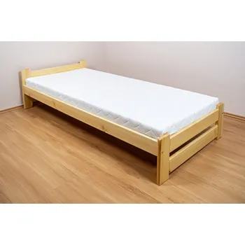 Ložnice Zvýšená postel Halle z masivu 80x200 cm + matrace Relax + rošt ZDARMA