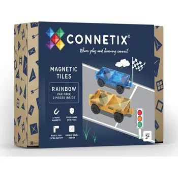 ostatní stavebnice CONNETIX Magnetická stavebnice - Podvozky Rainbow (2 ks)
