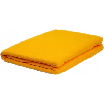 Prostěradlo Froté prostěradlo bez gumy, rozměr 120x200 cm, barva žloutková KOBI