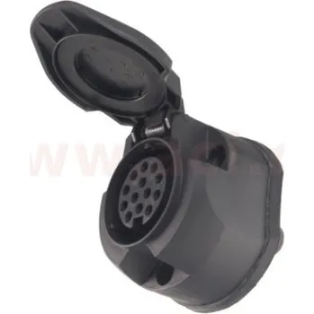 zásuvka 13 pin 12V s odpoj. mlhovky + těsnění, TESAT, ORIGINÁL