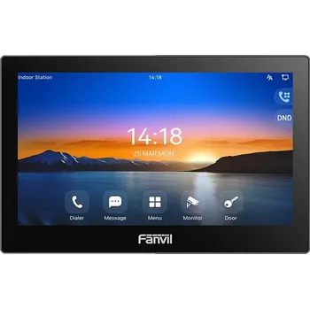 Domovní zvonek Grandstream Fanvil i504 SIP vnitřní 7'' dotyková stanice, 6x SIP i504