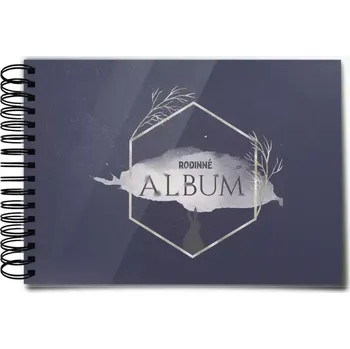 Plexi album s kroužkovou vazbou Zajíc ve zlatém šestiúhelníku