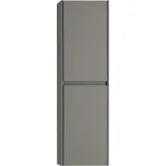 Koupelnová skříňka Noira vysoká - šedá matná - 30x100x15 cm