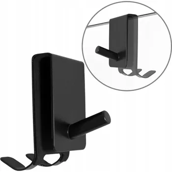 Věšák Černý Háček bez vrtání Rodeno