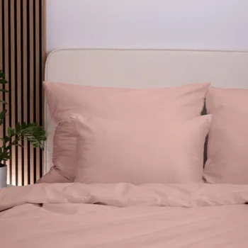 Povlečení bavlněný satén 140x200 starorůžové