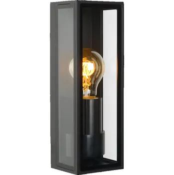 Venkovní osvětlení LUCIDE Venkovní nástěnné svítidlo DUKAN E27/40W černé