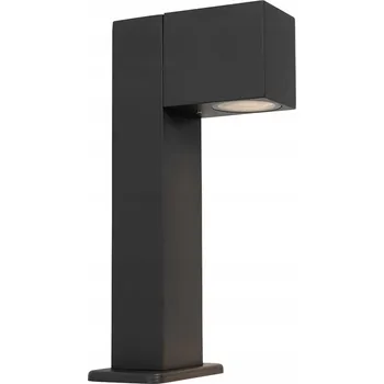 Bezpečnostní kamera Obdélníkový osvětlovací sloupek QAZQA GU10 30 cm šedý