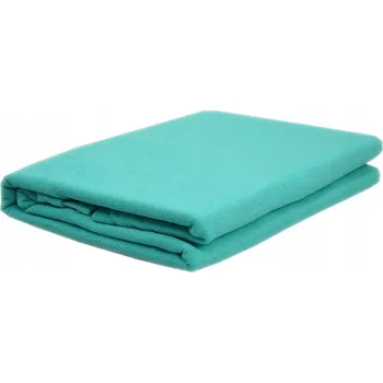 Prostěradlo Froté prostěradlo bez gumy, rozměr 180x200 cm, barva mořská KOBI