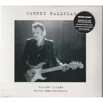 Zahraniční hudba 2CD/DVD Johnny Hallyday: Rester Vivant 2024 Édition 10ème Anniversaire