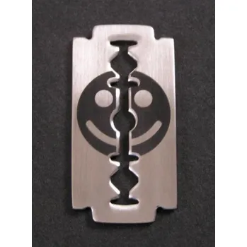 Přívěsek Žiletka - smajlík - ocelový přívěsek