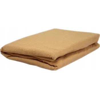 Prostěradlo Froté prostěradlo bez gumy, rozměr 200x220 cm, krémová barva KOBI