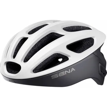 Cyklistická přilba Helma Sena R1 s headsetem white L