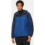 Pánská bunda Columbia prošívaná modrá XXL s kapucí