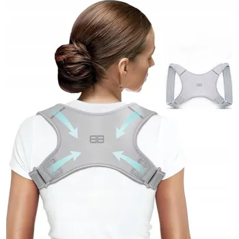 Korektor držení těla BACK BODYGUARD šedý vel: univerzální