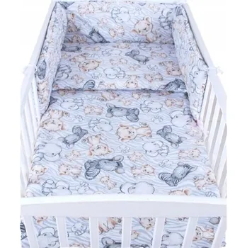 Souprava do postýlky 135/100 cm 3 díly - safari / zebra