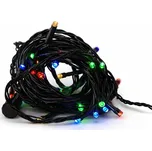 DECOLED Hobby Line LED světelný řetěz venkovní 4 m, barevný, 32 diod, tmavě zelený kabel IP44, prodlužovací