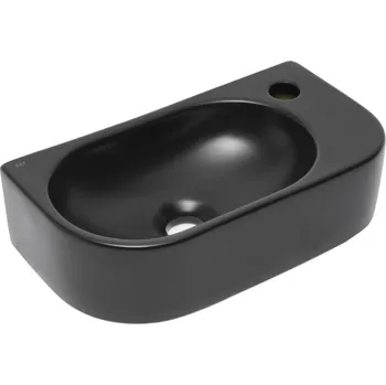 Umyvadlo Swiss aqua technologies Umývátko SAT Infinitio 40x21,5 cm černá mat bez přepadu SATINF4021BKM