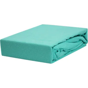 Prostěradlo Froté prostěradlo s gumou, rozměr 160x200, mořská barva KOBI