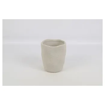 Květináč Keramický květináč Ramona S, krémový, 19 cm