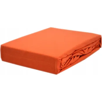 Prostěradlo Prostěradlo jersey s gumou 80x160 cihlová barva