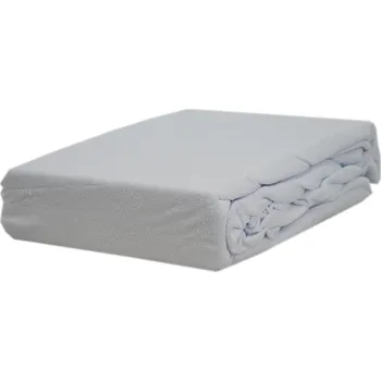 Prostěradlo Froté prostěradlo s gumou, rozměr 200x200 cm, bílé KOBI