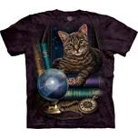 Tričko unisex The Mountain The Fortune Teller (kočka) - hnědé, 3XL