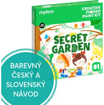 omalovánky Prstové malování: Tajemná zahrada