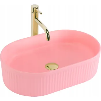 Umyvadlo Rea Umyvadlo na desku Vanda Bubble Gum Matt