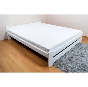 Postel Zvýšená postel Halle 180 x 200 cm - BÍLÁ + rošt ZDARMA