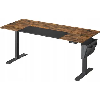 Psací stůl Obdélníkový psací stůl Songmics 160 x 70 x 72 cm, dub černý