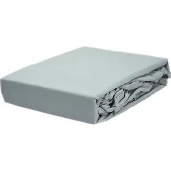 Prostěradlo Prostěradlo jersey s gumou 120x200 cm, popelavá barva