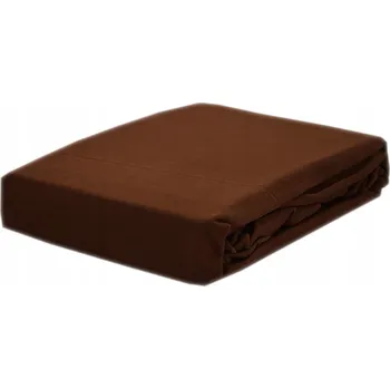 Prostěradlo Prostěradlo jersey s gumou, rozměr 200x200, barva čokoláda, značka KOBI - Český výrobek