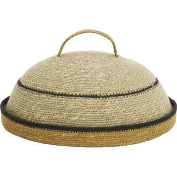 MADAM STOLTZ Poklop na jídlo proti hmyzu + tác Seagrass