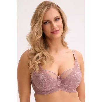 Podprsenka Gaia podprsenka polovyztužená hnědá velikost 75C