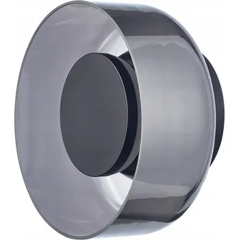 Nástěnné svítidlo Nástěnné svítidlo DONUT 18 cm - LED, sklo, šedo-černé