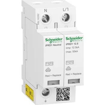 Přepěťová ochrana SCHNEIDER ELECTRIC SCHNEIDER Svodič přepětí T1+T2 Acti9 iPRD1 12.5 1Pól A9L16282