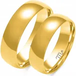 ZLATÉ OBRUČKY 585 PŮLOKROUHÉ O ŠÍŘCE 5 mm