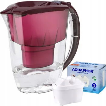 Filtrace vody Filtrační konvice Aquaphor Amethyst 2,8 l třešňová s filtrem maxfor B25
