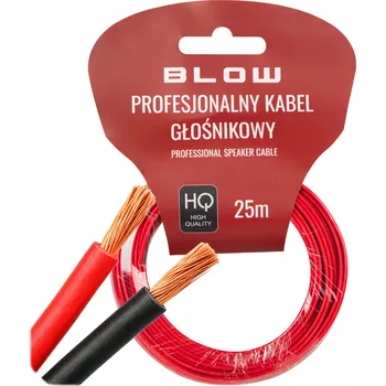 Audio kabel AUDIO KABEL REPRODUKTOROVÝ DVOUŽILOVÝ PRO LED PÁSKY HQ 2x0,50mm 25m 2x0,5