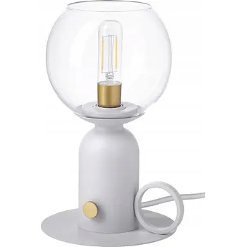 Lampička IKEA ÅSKMULLER Stolní lampa s možností stmívání, světle šedá 24 cm
