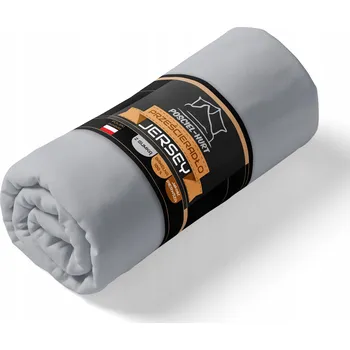 Prostěradlo Prostěradlo 140x200 HRUBÁ POLSKÁ PLETENINA JERSEY hustě tkaná 140 g/m2 OCEL