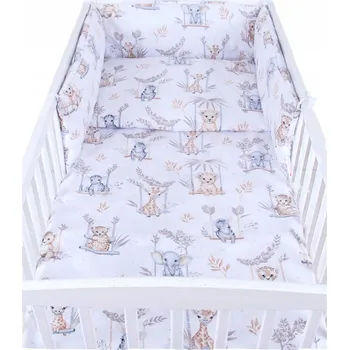 Souprava do postýlky 3 díly - safari na houpačce