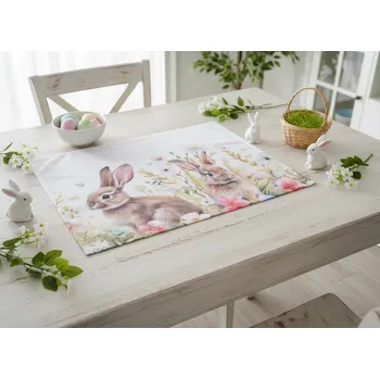 ubrus Velikonoční dekorační ozdobný ubrousek EASTER RABBIT II. 30x40 cm Mybesthome